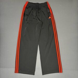 Adidas Baggy Wide Leg Sweatpants Women’s Size XS (26x28), Black and Red